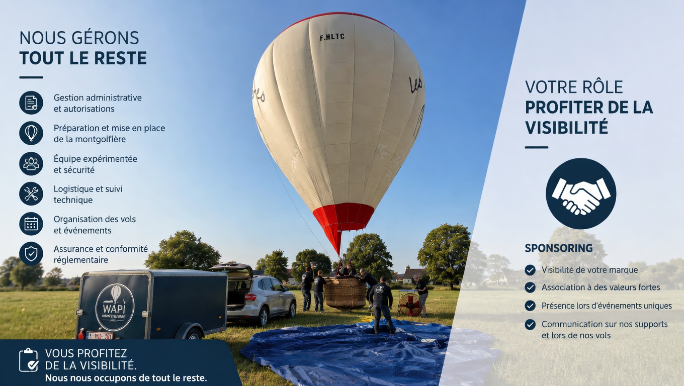 Équipe WAPI Montgolfière Belgique - association montgolfière Wallonie